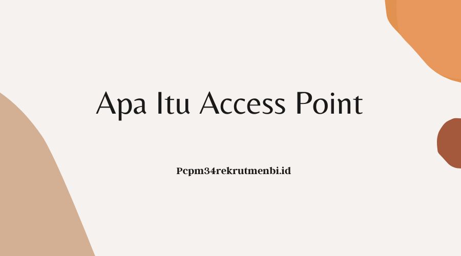 Apa Itu Access Point